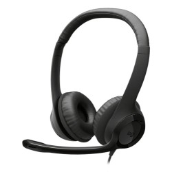 Logitech H390 Laidinės ausinės, USB-C, Juoda