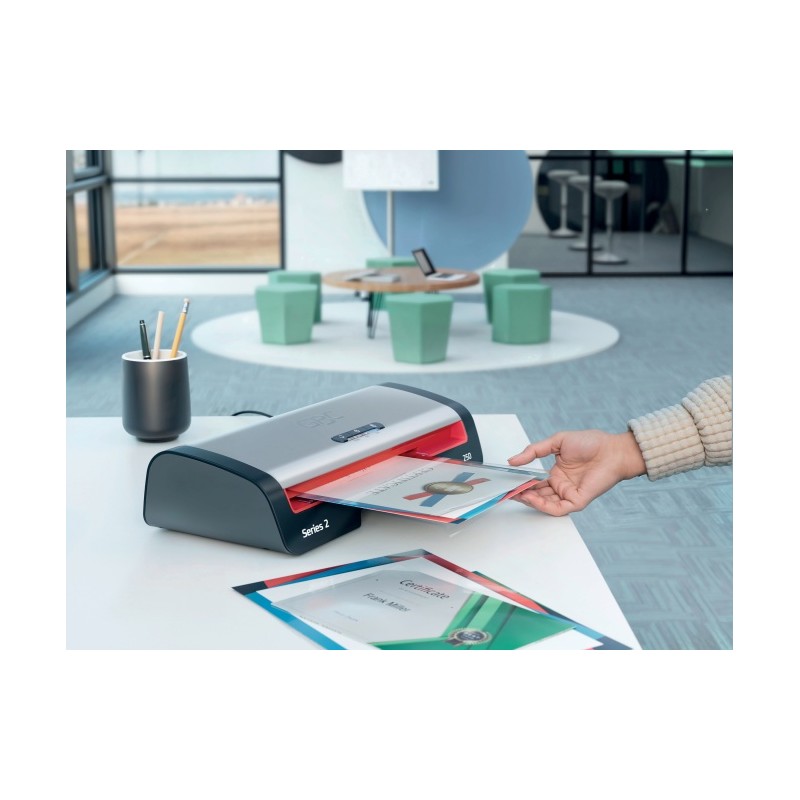 GBC 250 Office Laminavimo aparatas A4, 500 mm/min, Juoda/Pilka
