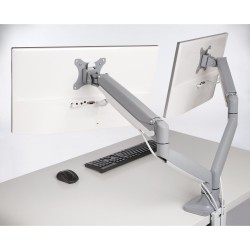 Kensington K55471EU SmartFit One-Touch Dual Monitor Arm Monitoriaus laikiklis, Silver