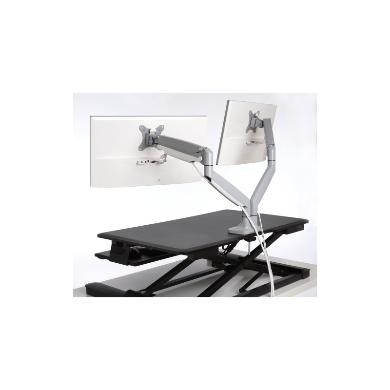 Kensington K55471EU SmartFit One-Touch Dual Monitor Arm Monitoriaus laikiklis, Silver