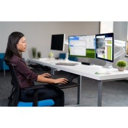 Kensington K55471EU SmartFit One-Touch Dual Monitor Arm Monitoriaus laikiklis, Silver