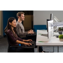 Kensington K55471EU SmartFit One-Touch Dual Monitor Arm Monitoriaus laikiklis, Silver