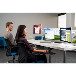 Kensington K55471EU SmartFit One-Touch Dual Monitor Arm Monitoriaus laikiklis, Silver