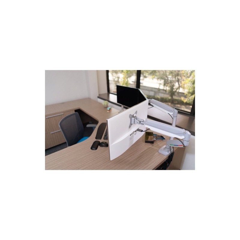 Kensington K55471EU SmartFit One-Touch Dual Monitor Arm Monitoriaus laikiklis, Silver