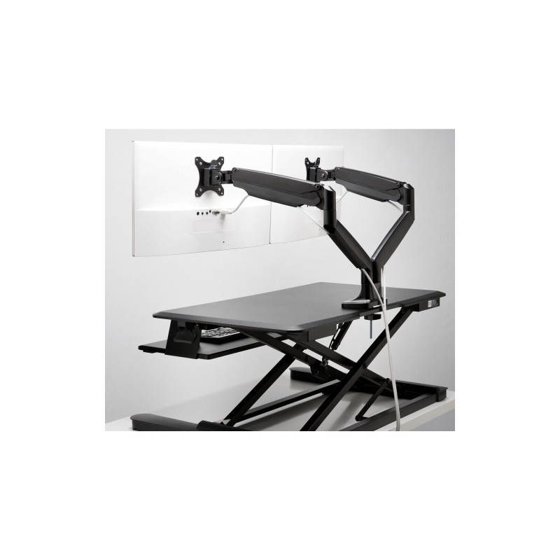 Kensington K59601WW SmartFit One-Touch Dual Monitor Arm Monitoriaus laikiklis, Juoda