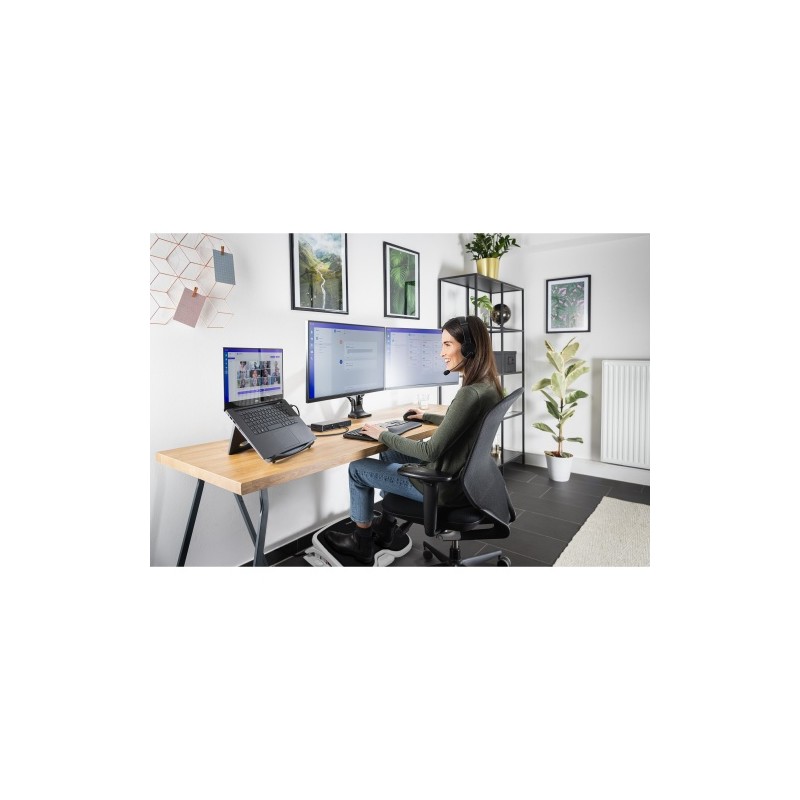 Kensington K59601WW SmartFit One-Touch Dual Monitor Arm Monitoriaus laikiklis, Juoda