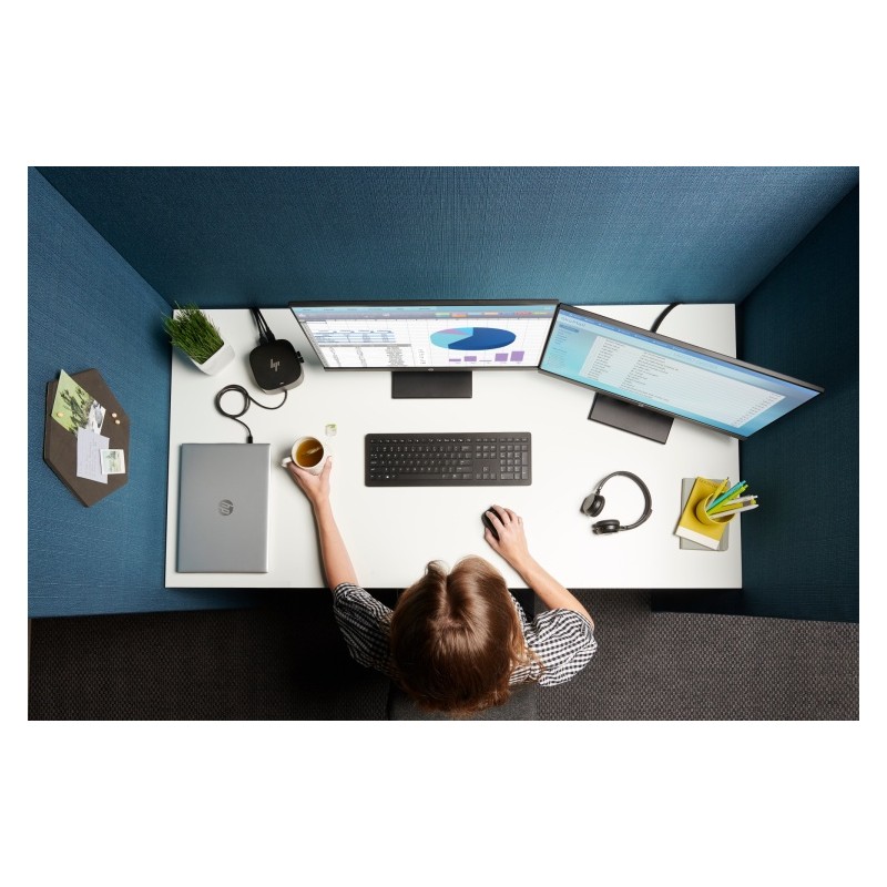HP USB-C Dock G5 (5TW10AA) Jungčių stotelė, Juoda