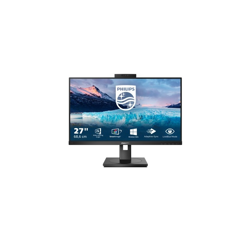 Philips S Line 272S1MH/00 Monitorius 27'' IPS, FHD 1920x1080, 4 ms, 300 cd/m2, 75 Hz, Juoda