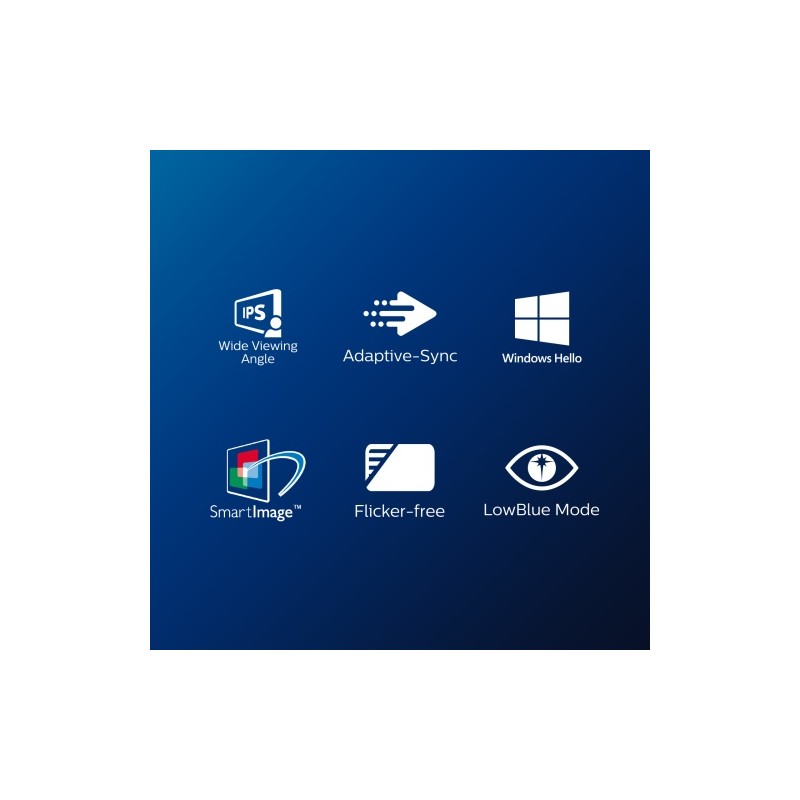 Philips S Line 272S1MH/00 Monitorius 27'' IPS, FHD 1920x1080, 4 ms, 300 cd/m2, 75 Hz, Juoda