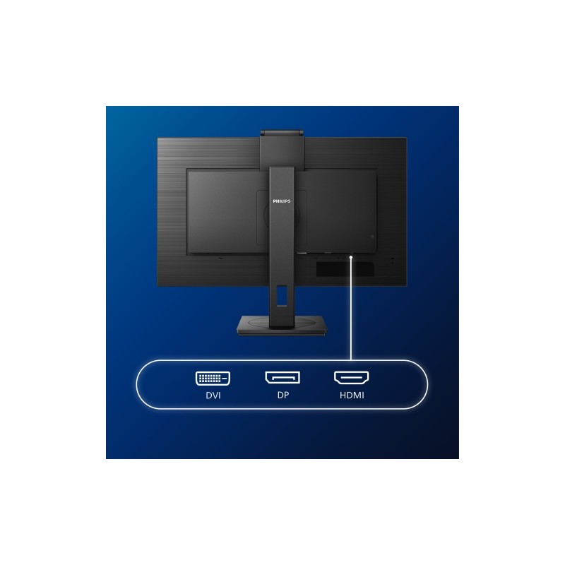 Philips S Line 272S1MH/00 Monitorius 27'' IPS, FHD 1920x1080, 4 ms, 300 cd/m2, 75 Hz, Juoda