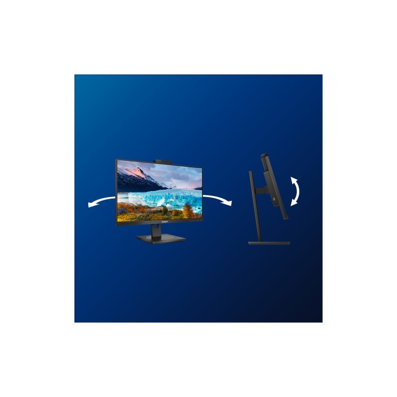 Philips S Line 272S1MH/00 Monitorius 27'' IPS, FHD 1920x1080, 4 ms, 300 cd/m2, 75 Hz, Juoda