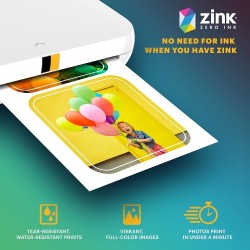 Kodak ZINK 2x3'' 50x76 mm 30 Sheets Pre-Cut Sticker Fotopopierius