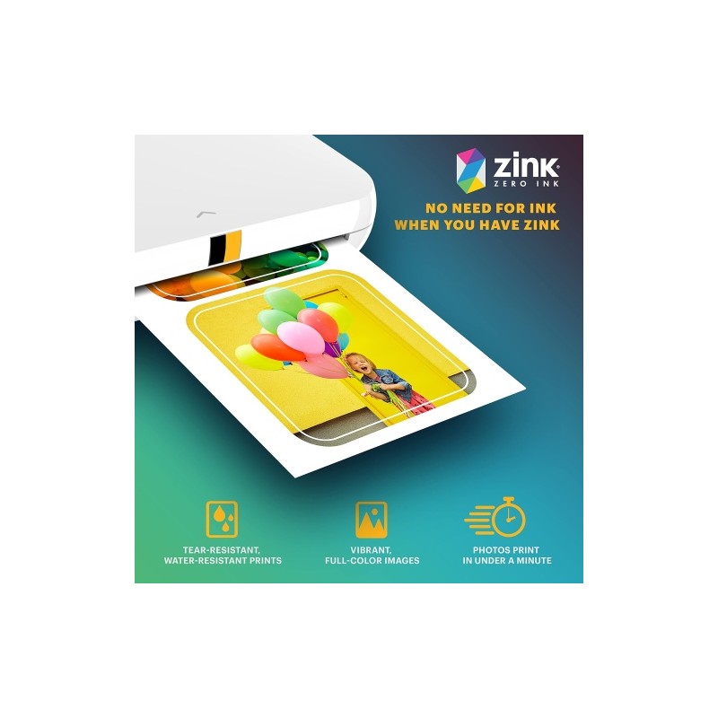 Kodak ZINK 2x3'' 50x76 mm 30 Sheets Pre-Cut Sticker Fotopopierius