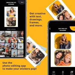 Kodak ZINK 2x3'' 50x76 mm 30 Sheets Pre-Cut Sticker Fotopopierius