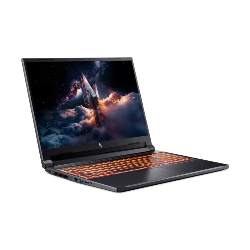Acer NITRO V 16'' WUXGA AMD Ryzen 5 240 16GB RAM 512GB SSD GeForce RTX 5050 8GB W11H, Obsidian Black