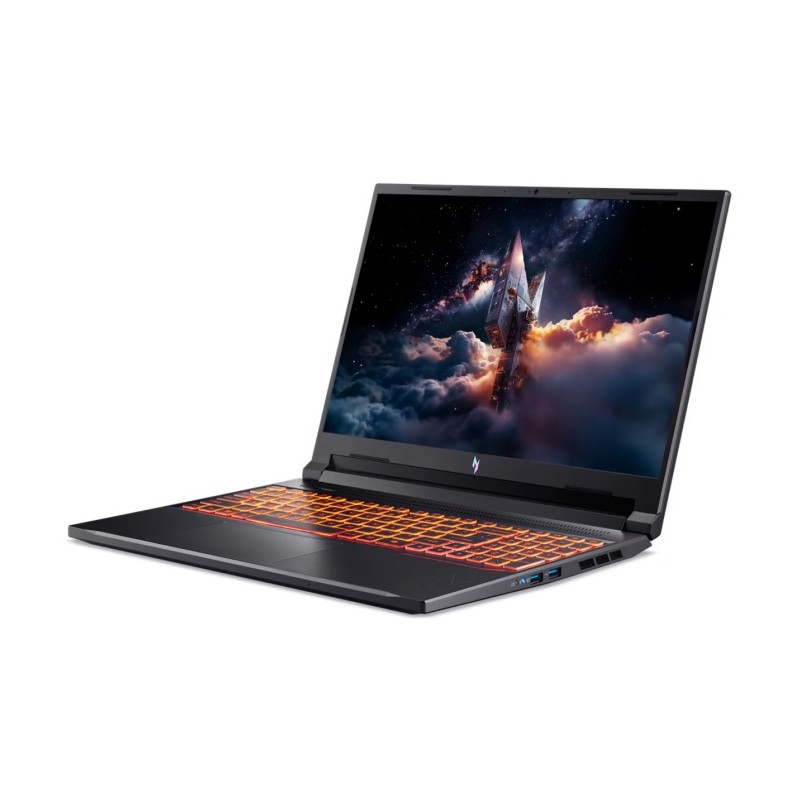 Acer NITRO V 16'' WUXGA AMD Ryzen 5 240 16GB RAM 512GB SSD GeForce RTX 5050 8GB W11H, Obsidian Black