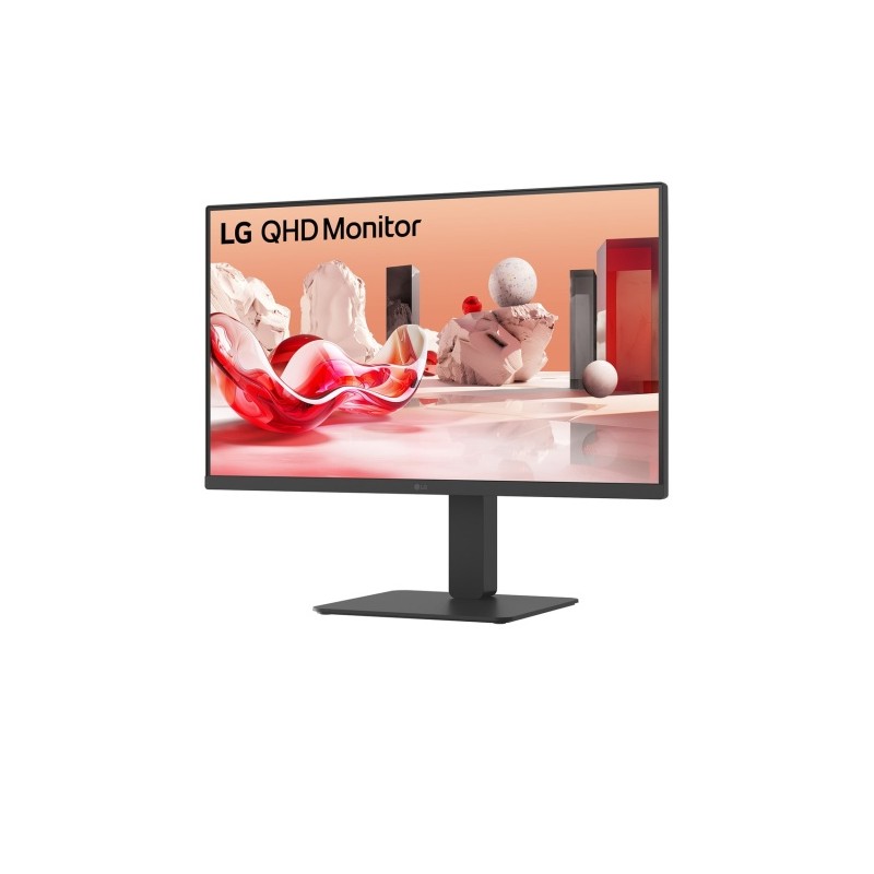 LG 27BA65QB-B.AEU Monitorius 27'' IPS, QHD 2560x1440, 5 ms, 350 cd/m2, 100 Hz, Juoda