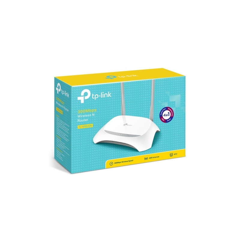 TP-Link TL-WR840N 300 Mbps Wireless N Maršrutizatorius