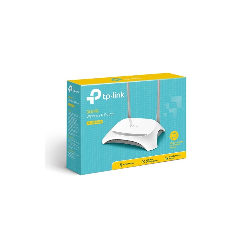 TP-Link TL-MR3420 3G/4G Wireless N Maršrutizatorius