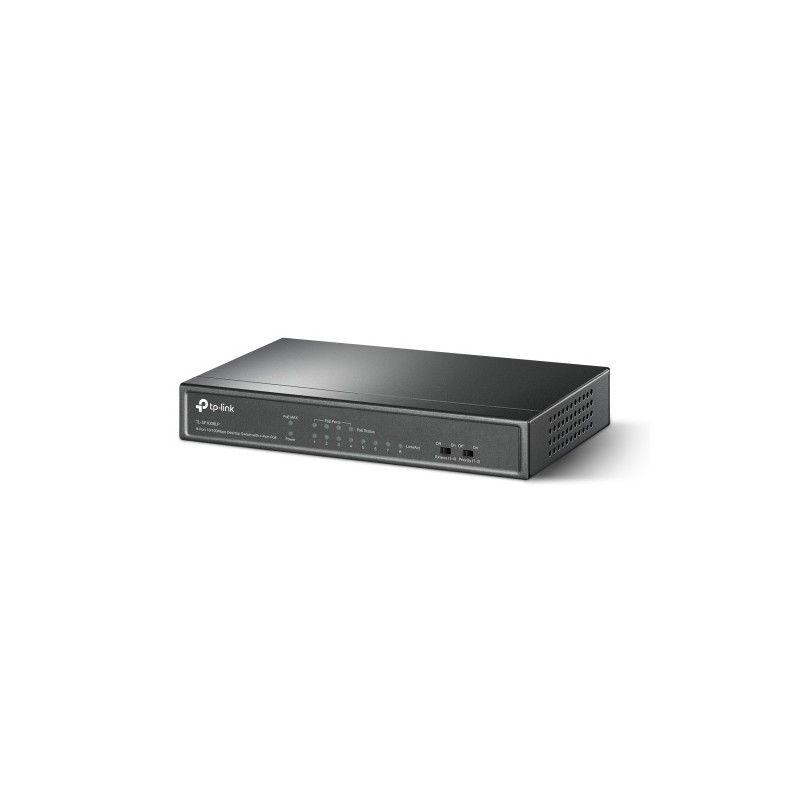 TP-Link TL-SF1008LP 8-Port 10/100Mbps Desktop Šakotuvas su 4-Port PoE