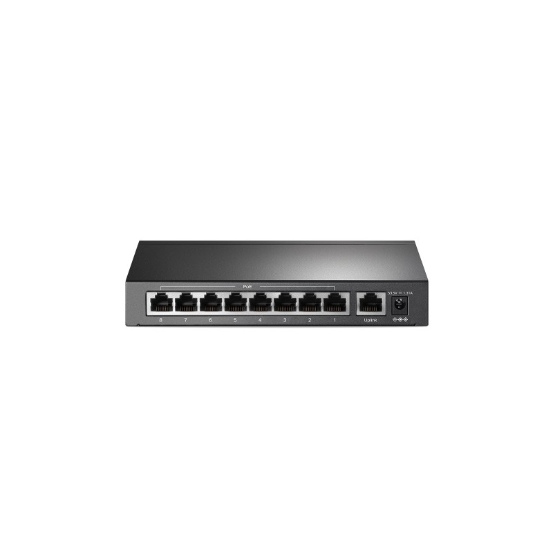 TP-Link TL-SF1009P 9-Port 10/100Mbps Desktop Šakotuvas su 8-Port PoE+