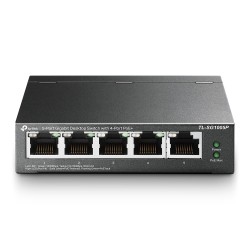 TP-Link TL-SG1005P 5-Port Gigabit Desktop Šakotuvas su 4-Port PoE+