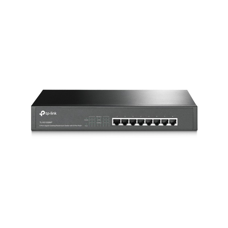 TP-Link TL-SG1008MP 8-Port Gigabit Desktop/Rackmount Šakotuvas su 8-Port PoE+
