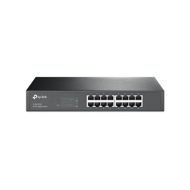TP-Link TL-SG1016D 16-Port Gigabit Desktop/Rackmount Šakotuvas