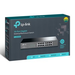 TP-Link TL-SG1016D 16-Port Gigabit Desktop/Rackmount Šakotuvas