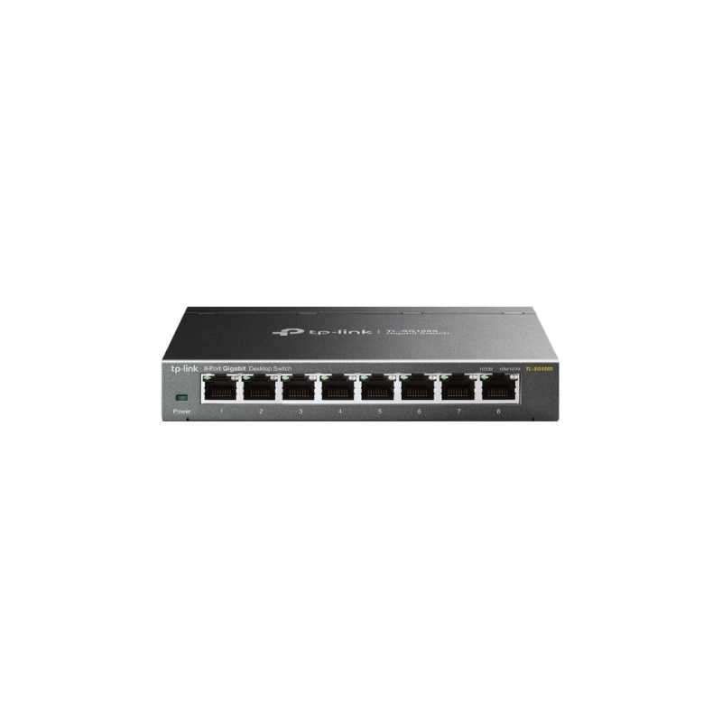TP-Link TL-SG108S 8-Port 10/100/1000Mbps Desktop Šakotuvas