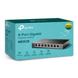 TP-Link TL-SG108S 8-Port 10/100/1000Mbps Desktop Šakotuvas