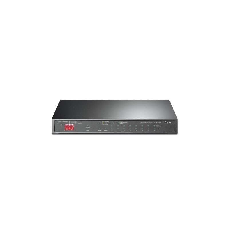 TP-Link TL-SG1210MP 10-Port Gigabit Desktop Šakotuvas su 8-Port PoE+