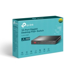 TP-Link TL-SG1210MP 10-Port Gigabit Desktop Šakotuvas su 8-Port PoE+