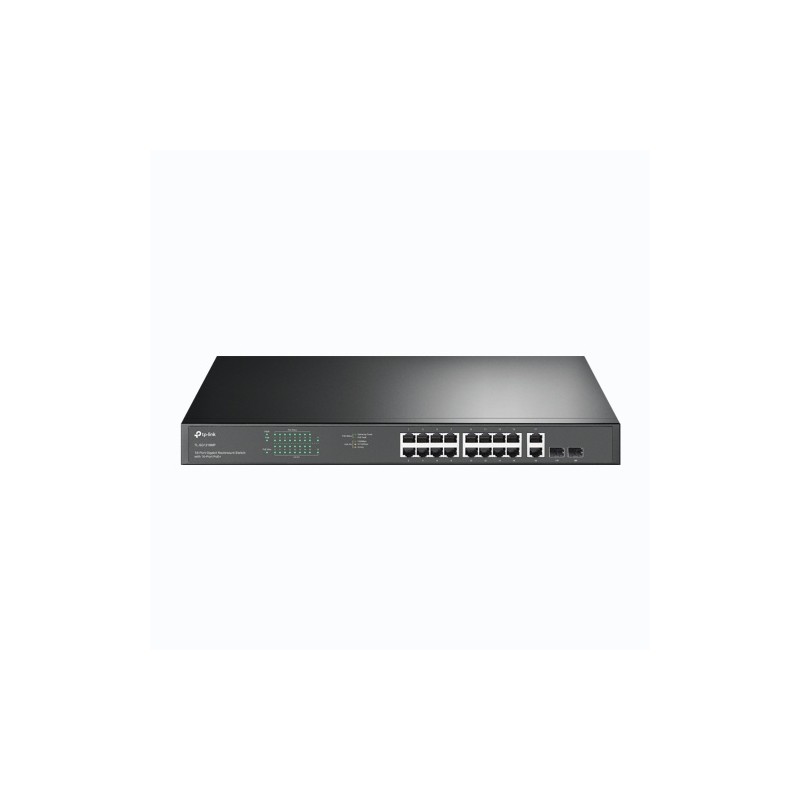 TP-Link TL-SG1218MP 18-Port Gigabit Rackmount Šakotuvas su 16 PoE+