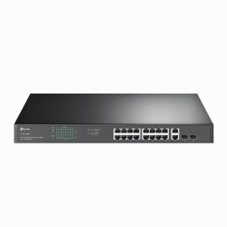 TP-Link TL-SG1218MP 18-Port Gigabit Rackmount Šakotuvas su 16 PoE+
