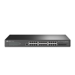 TP-Link TL-SG3428X 24-Port Gigabit L2+ Managed Šakotuvas su 4 10GE SFP+ Slots