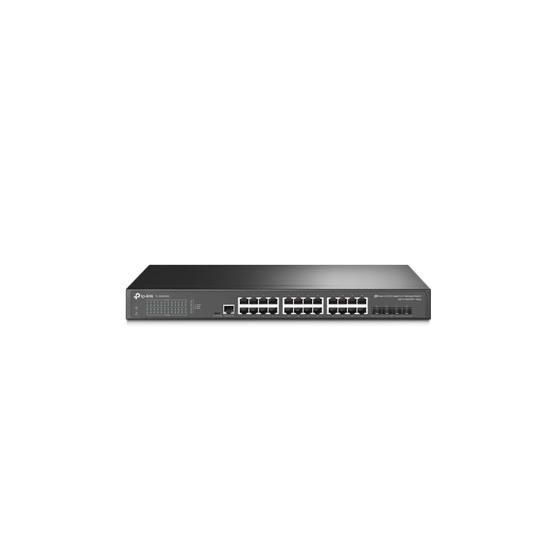 TP-Link TL-SG3428X 24-Port Gigabit L2+ Managed Šakotuvas su 4 10GE SFP+ Slots
