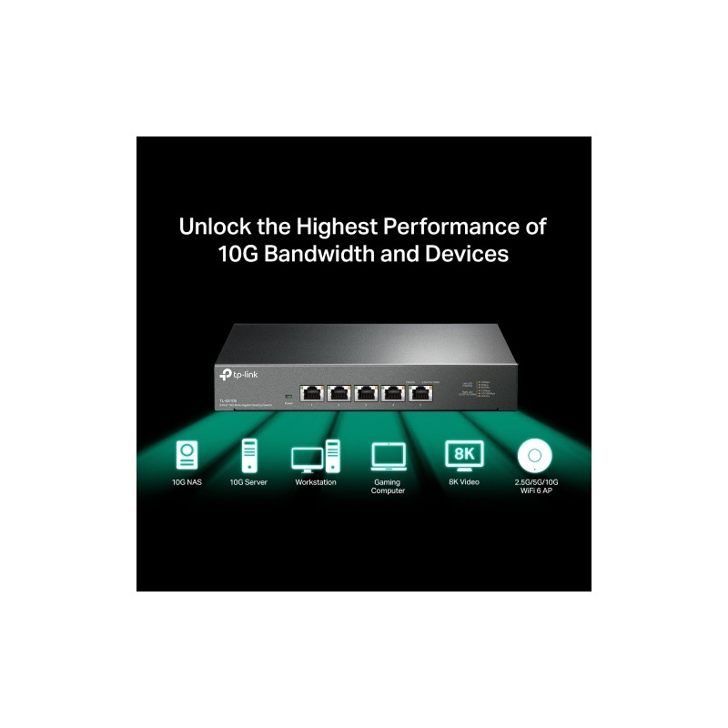 TP-Link TL-SX105 5-Port 10G Desktop Šakotuvas