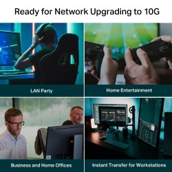 TP-Link TL-SX105 5-Port 10G Desktop Šakotuvas