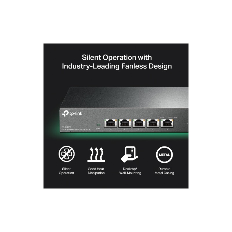 TP-Link TL-SX105 5-Port 10G Desktop Šakotuvas