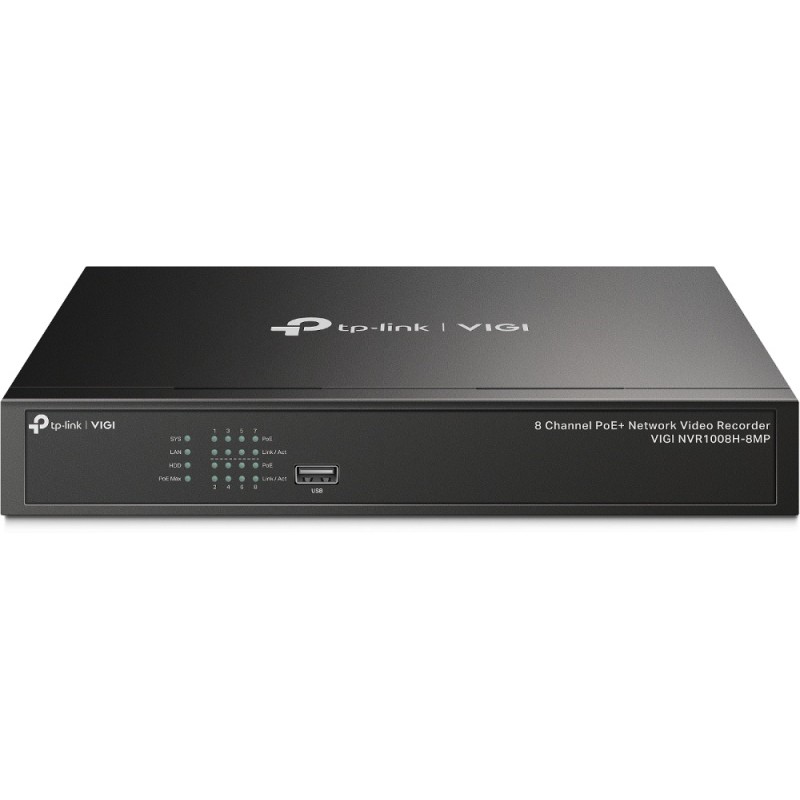 TP-Link VIGI NVR1008H-8MP 8 Channel PoE+ Network Video Recorder