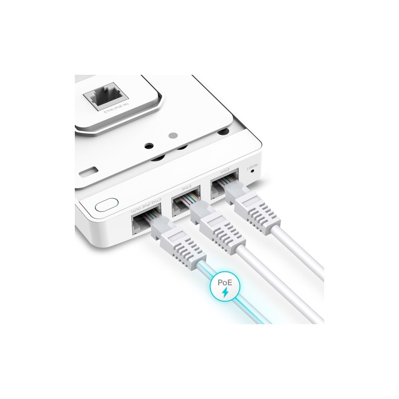 TP-Link EAP615-WALL AX1800 Wall Plate Wi-Fi 6 Prieigos taškas