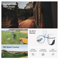 TP-Link TAPO C501GW Outdoor Pan/Tilt 4G LTE Vaizdo kamera