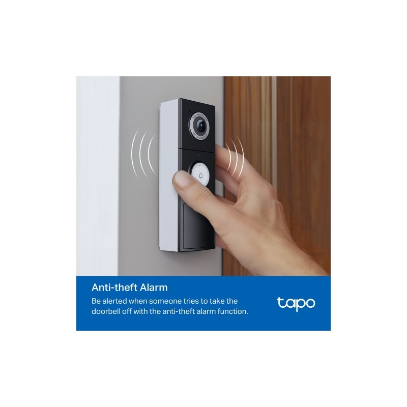 TP-Link TAPO D235 Durų skambutis su vaizdo kamera 2K 5MP 180°