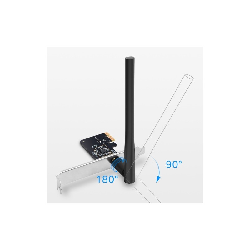 TP-Link ARCHER T2E AC600 Wireless Dual Band PCI Express Adapteris