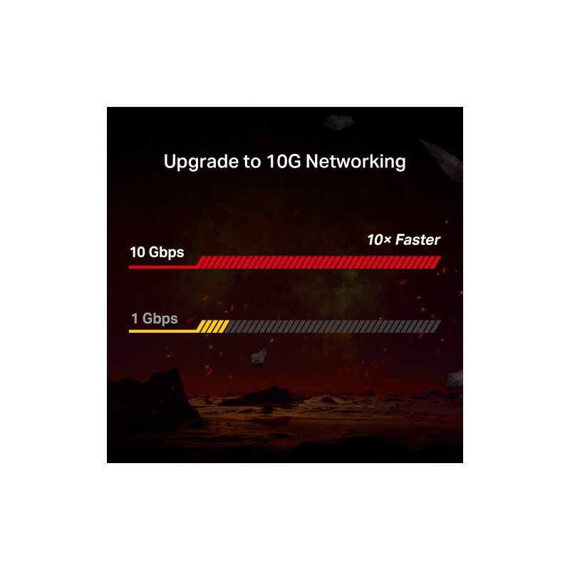 TP-Link TX401 10 Gigabit PCI Express Tinklo adapteris