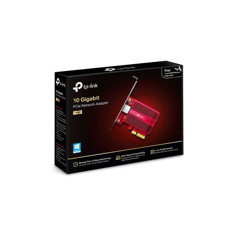 TP-Link TX401 10 Gigabit PCI Express Tinklo adapteris