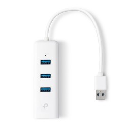 TP-Link UE330 USB 3.0 3-Port Šakotuvas ir Gigabit Ethernet Adapteris