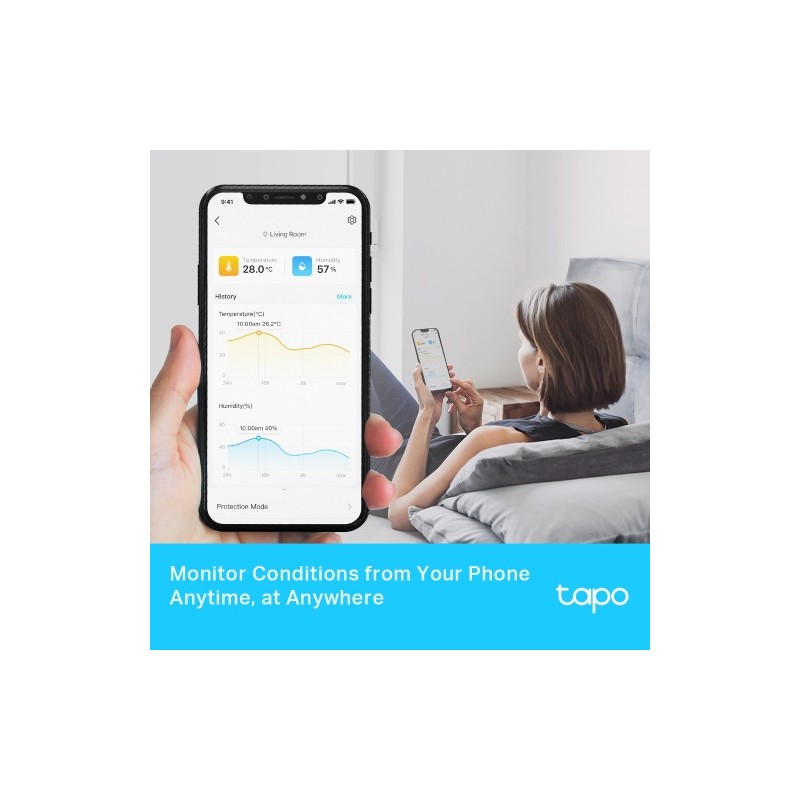 TP-Link TAPO T315 Išmanusis temperatūros ir drėgmės jutiklis