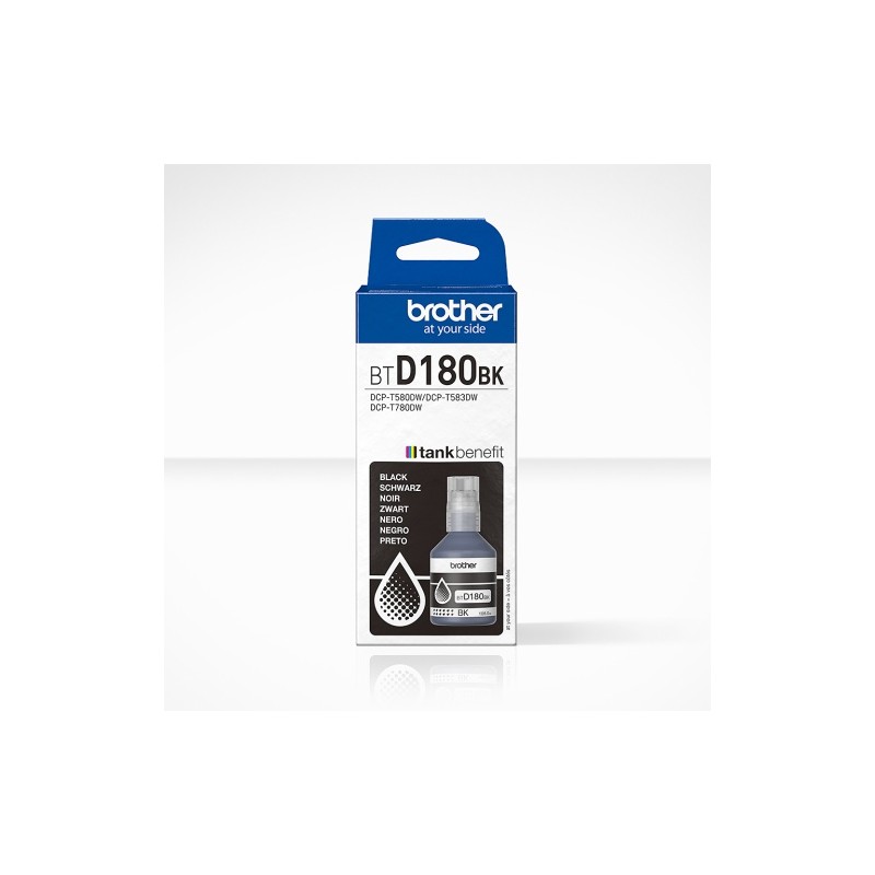 Brother BTD180BK Rašalo papildymo buteliukas, Juoda